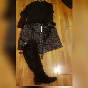 Paperbag Metallic Shorts